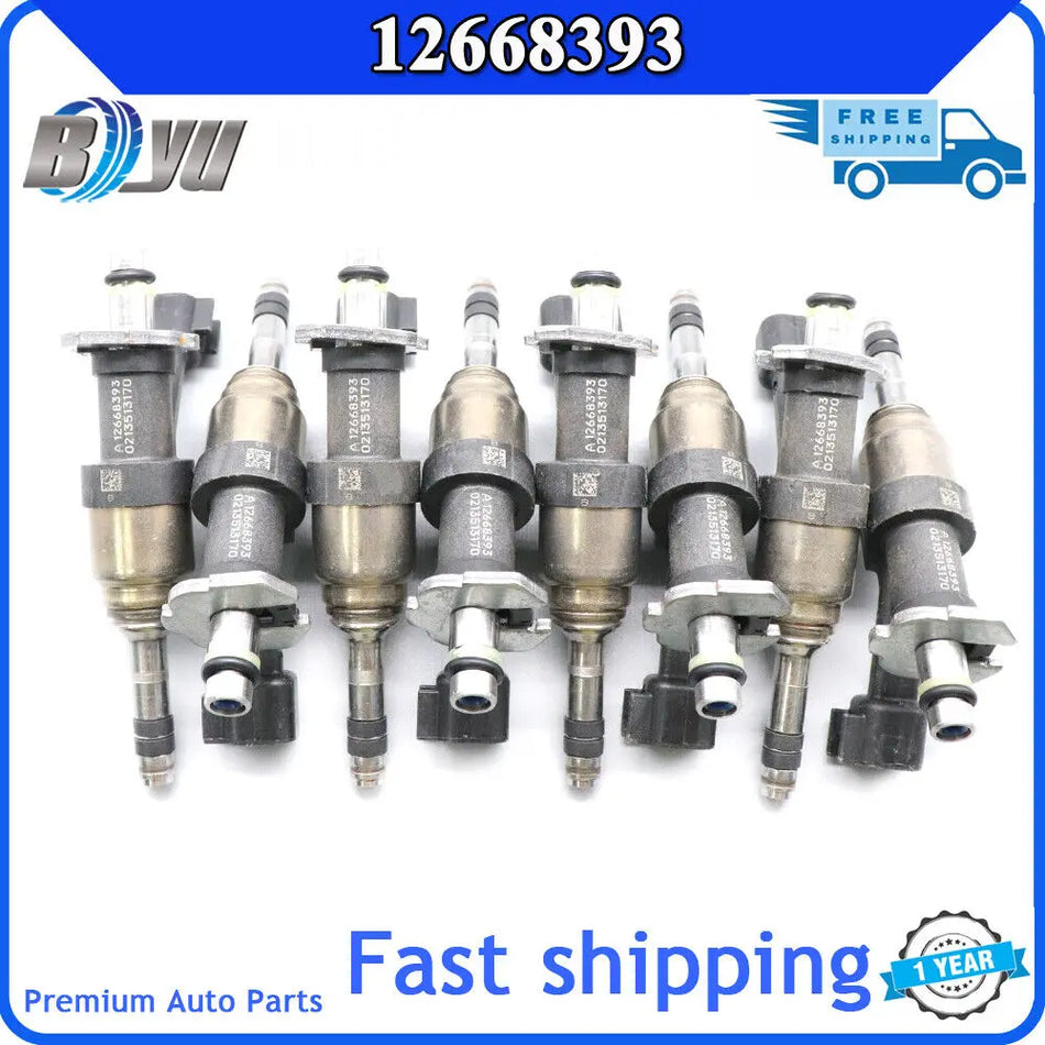 Fuel Injector Nozzle Kit For Chevrolet Silverado 6.2L V8 2014-2020 Direct Replacement Premium Quality