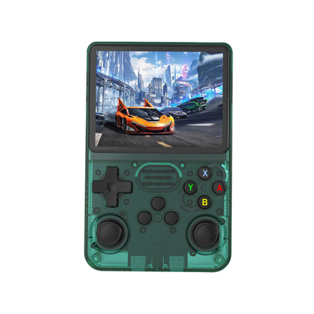 R36S Open Source K36 Handheld Game Console with 16000+ Games and 3.5" IPS Screen Green