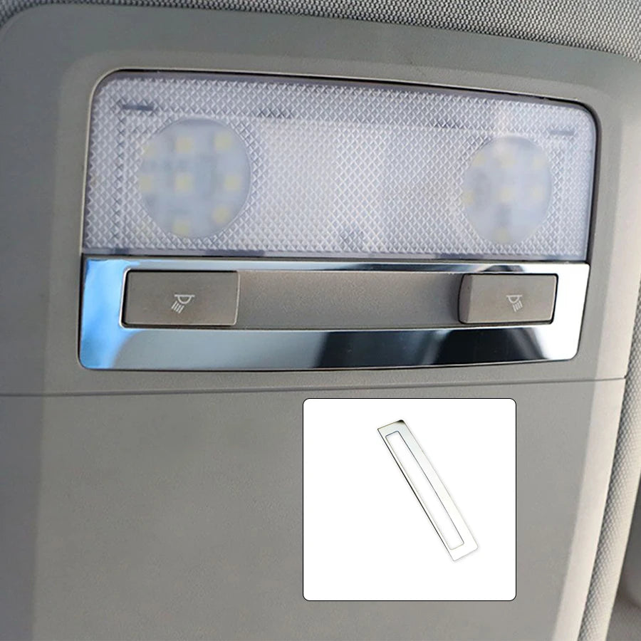 Наклейка на накладку лампы чтения для Chevrolet Cruze нержавеющая сталь защита от царапин интерьерная отделка