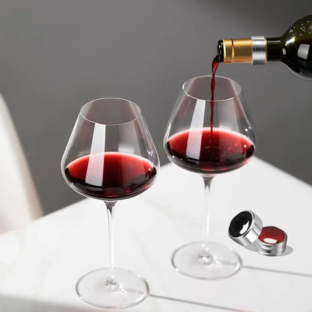 Stainless Steel Wine Bottle Collars &ndash; Velvet Drip Ring