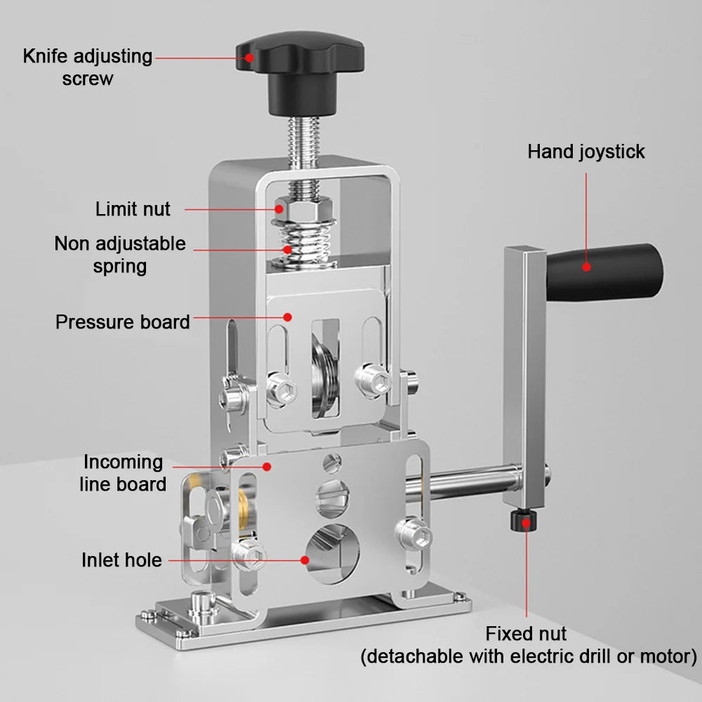 Manual Cable Stripping Machine 25mm &ndash; Covers 1.5 To 25 Mm
