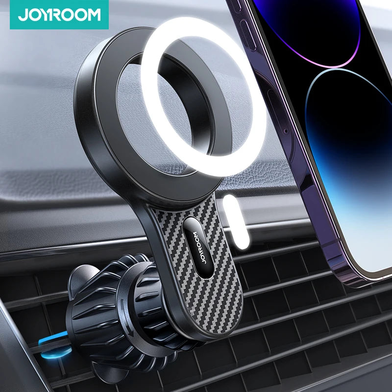 Joyroom magnetický držák telefonu do auta s univerzálním upevněním do ventilační mřížky pro iPhone Samsung LG Google Pixel
