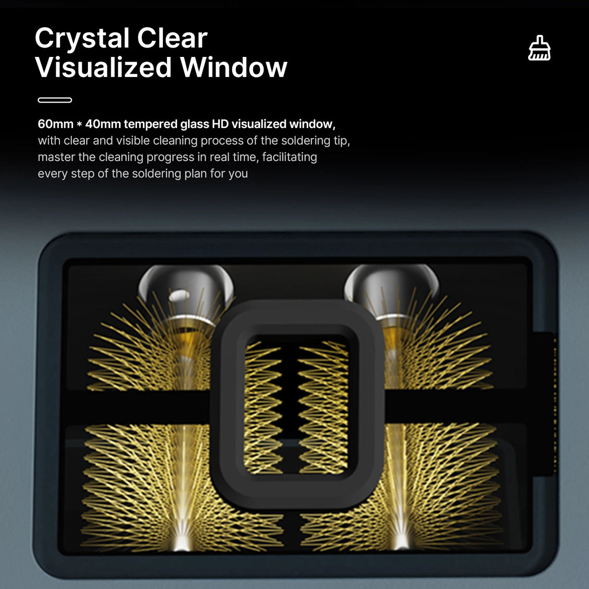 Aixun CM30 Soldering Tip Cleaner - Lightweight Portable