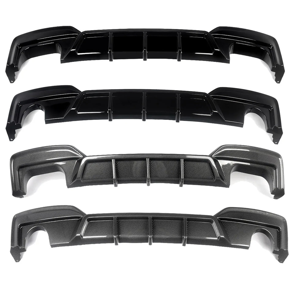 Difusor de parachoques trasero M Sport de la Serie 6 de BMW, aspecto de fibra de carbono