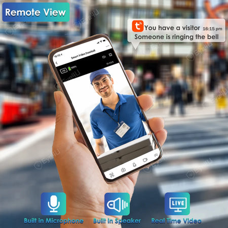 Tuya Smart Home Doorbell Camera &ndash; 1080P HD Video Intercom