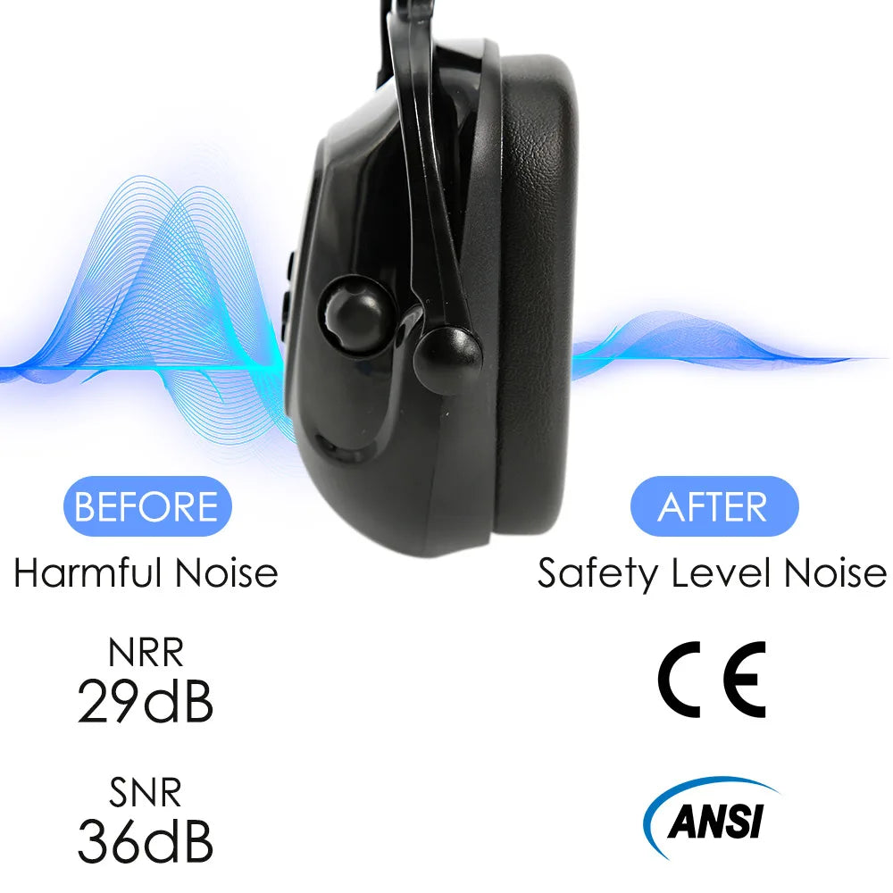 SF06 CR08 Construction Helmet Bluetooth 5.0 &ndash; Noise Guard