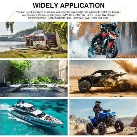 Premium Waterproof Marine MP5 Radio Player with Bluetooth &amp; FM/AM RDS