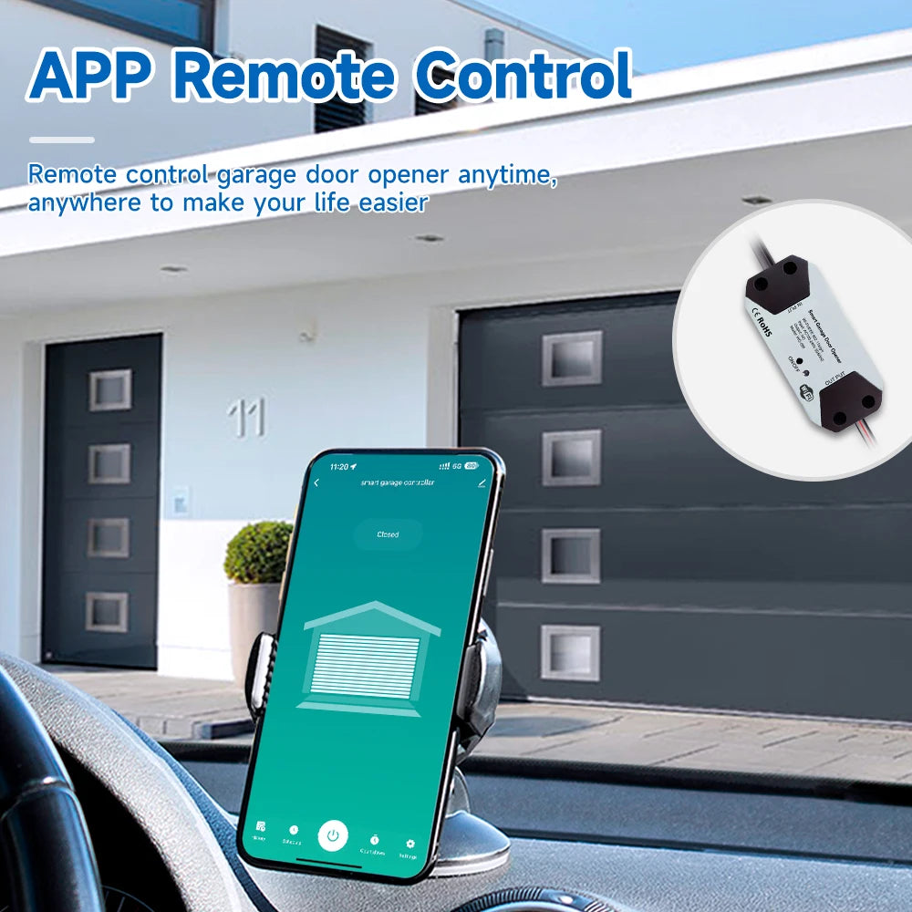 Smart WiFi Garage Door Controller