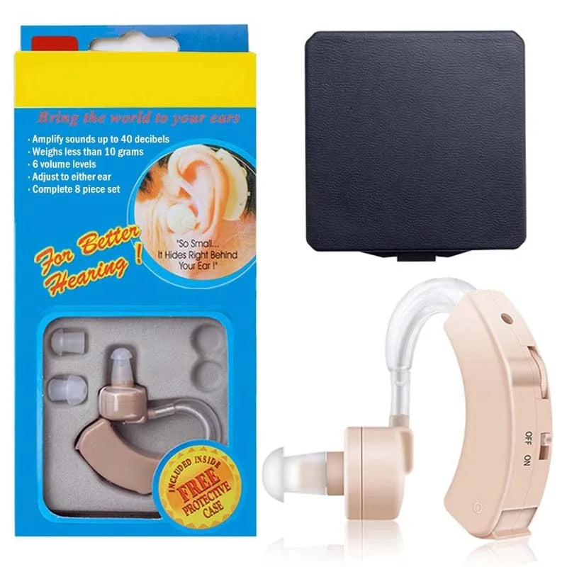 Super Mini Hearing Aid Adjustable Tone Ear Sound Amplifier