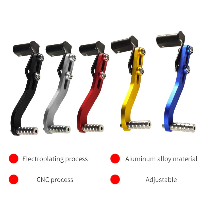 Ayarlanabilir CNC Alüminyum Motosiklet Vites Kolu, Ters Vites Uyumluluğuna Sahip Hafif Alaşımlı Vites Kolu