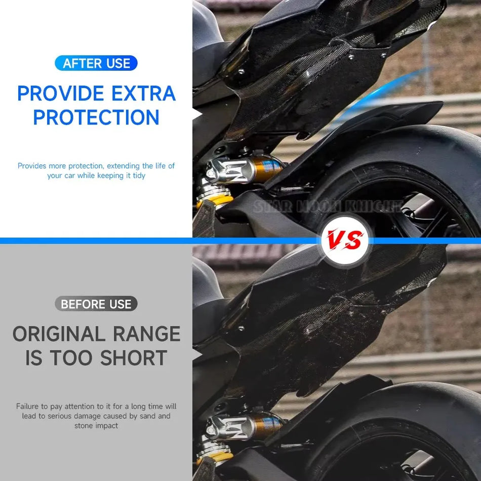 Yamaha YZF-R1 Takalokasuoja Pidennin ABS Mudguard Splash Guard Cover, Kestävä ABS-muovi