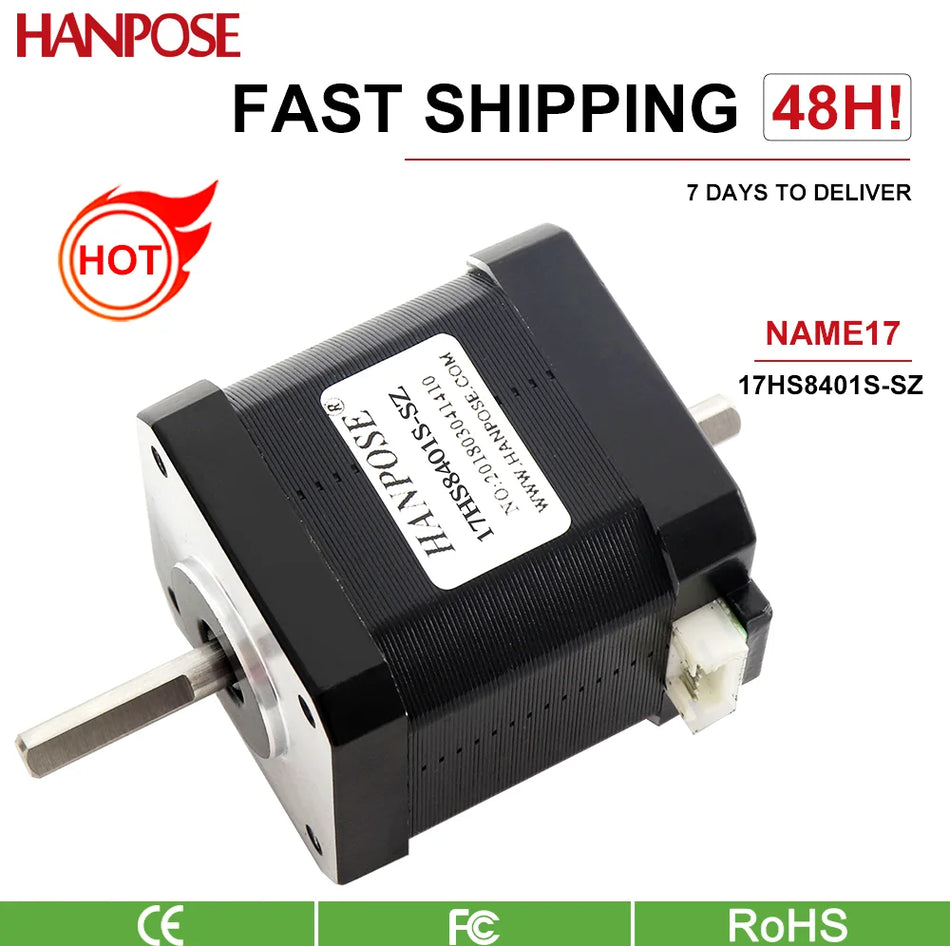 Nema 17 Stepper Motor &ndash; Exceptional Precision and Reliability 17HS8401S-SZ x1pcs