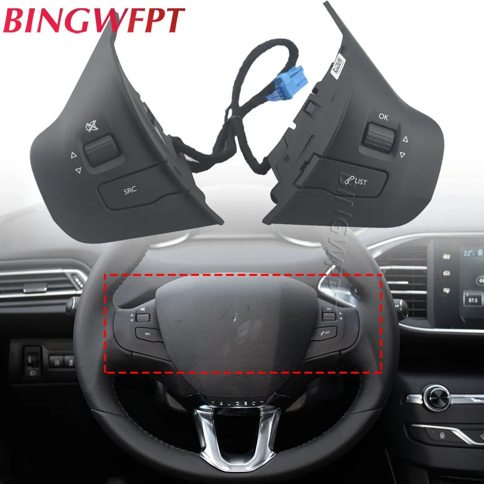 Lautstärkeregler für das Lenkrad für Peugeot 308, 208, 2008, 308S 98084115ZD