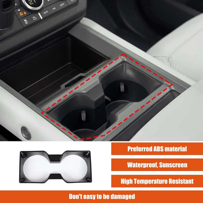 Naklejka na konsolę środkową z włókna węglowego ABS do Defendera 2025