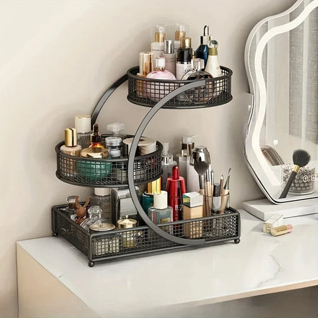 Multi Layer Shelf Cosmetics Rack &ndash; No Install Large