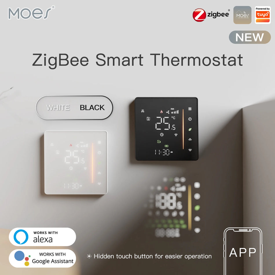 MOES Zigbee Thermostat 5A16A &ndash; Programmable Floor Heating