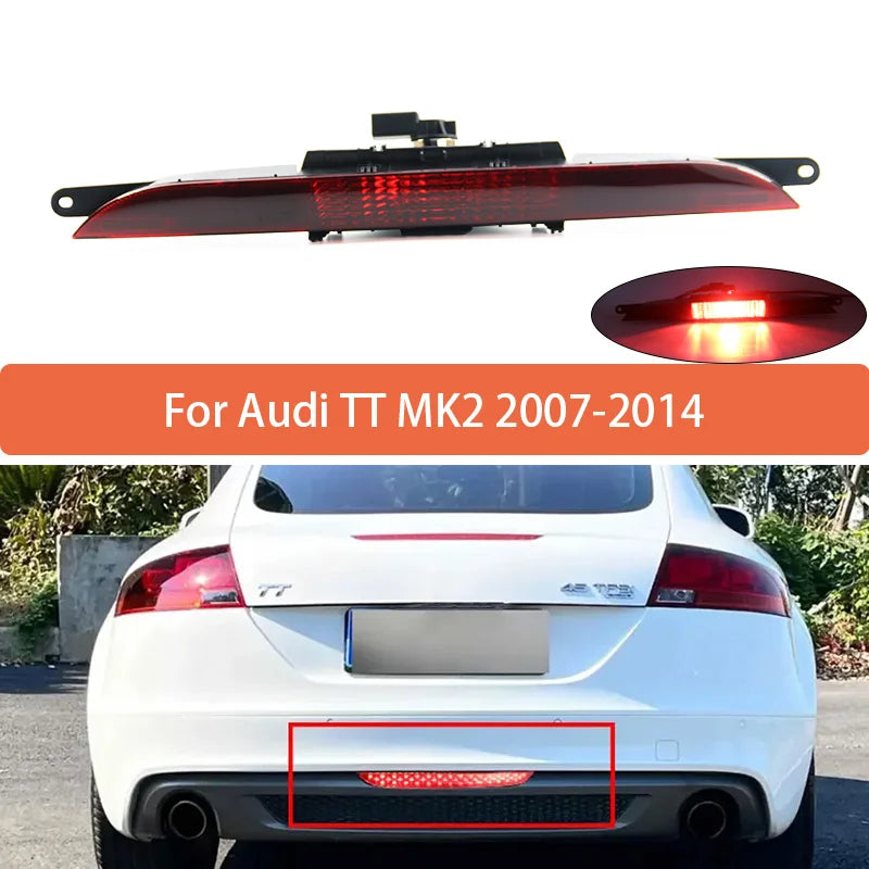 Zadnja sredinska reflektor svetilka ABS za Audi TT MK2 2007-2014
