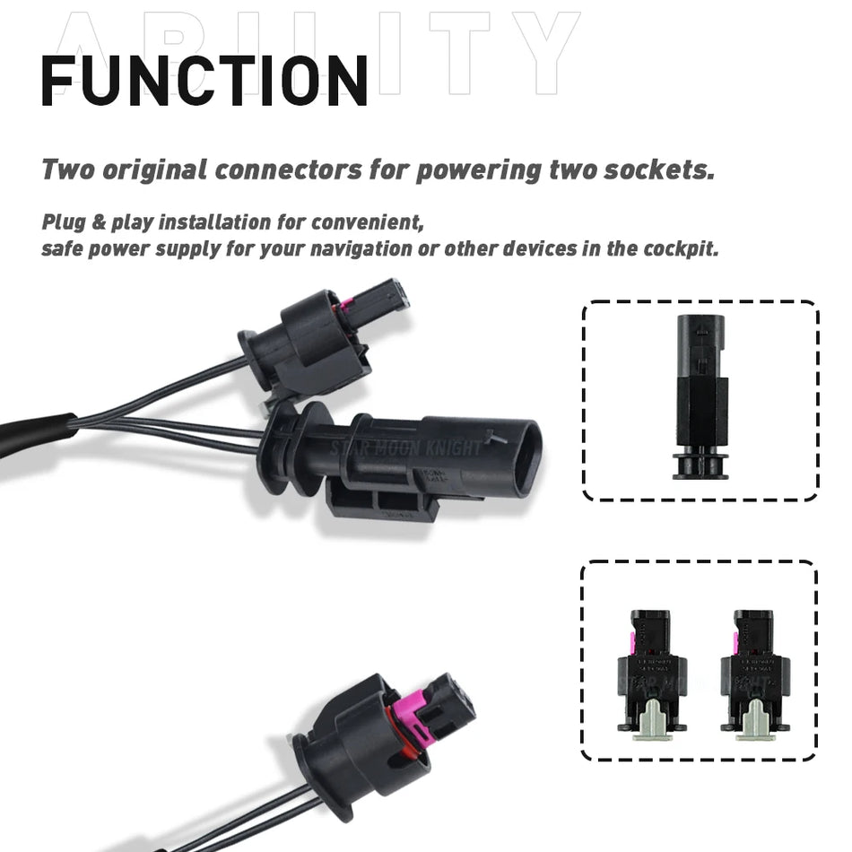 Σετ καλωδίων γρήγορης σύνδεσης BMW R1250GS για πλοήγηση και έξυπνα μέσα στο πιλοτήριο ABS