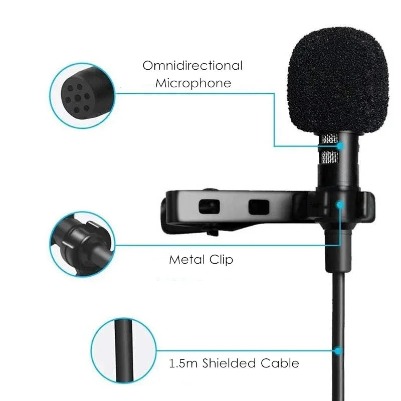 Opansten Clip-On Lavalier USB-C Microphone &ndash; Condenser