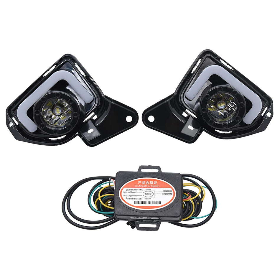 Zespół lampy przeciwmgielnej do Toyoty Hiace Commuter 2014 2015, żarówka halogenowa, obudowa ABS, idealne dopasowanie