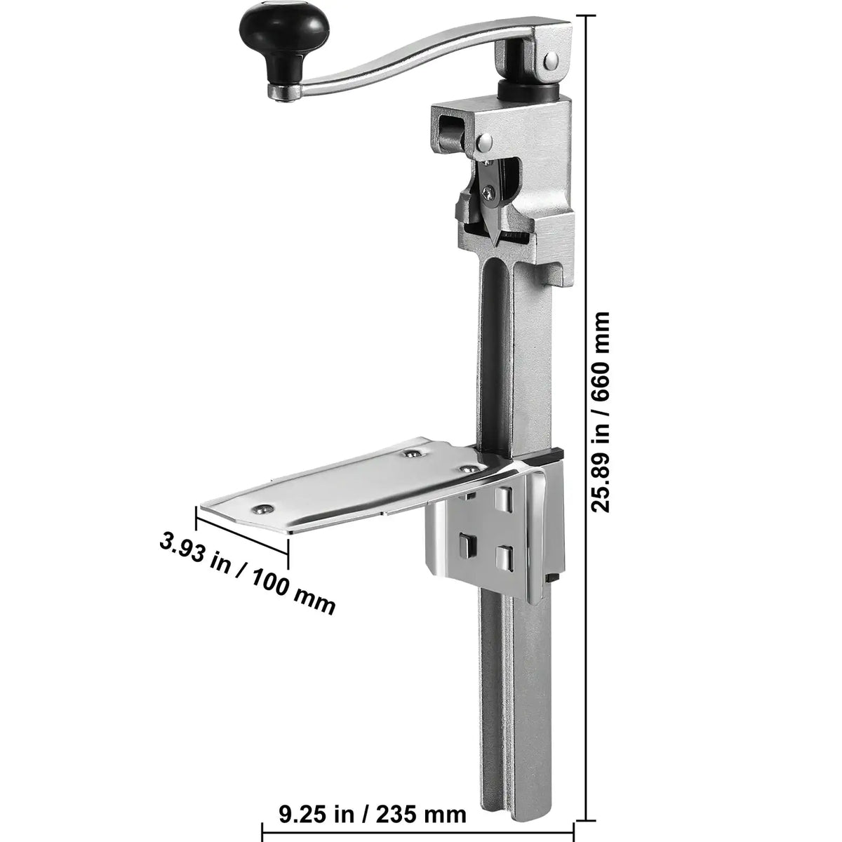 Commercial Table Can Opener With Adjustable Height 10in / CZECH REPUBLIC