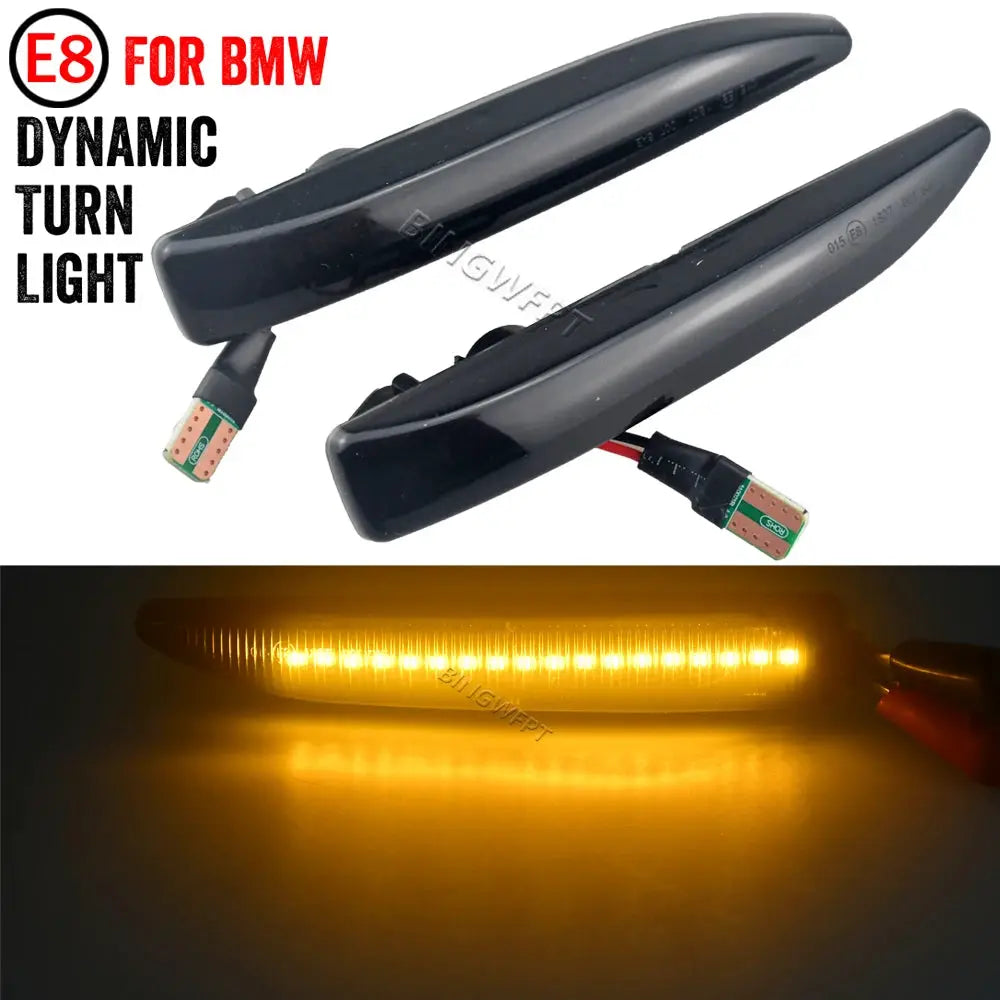 Side Repeater Lamp For BMW 7 Series E65 E66 E67 E68 2002 2003 2004 2005 - 2008 LED Side Marker Lights Dynamic Turn Signal Light by InterCyprus Trading Ltd