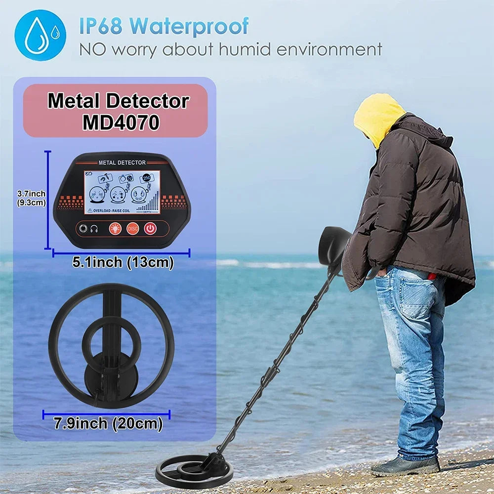 MD4070 Underground Metal Detector - High Sensitivity