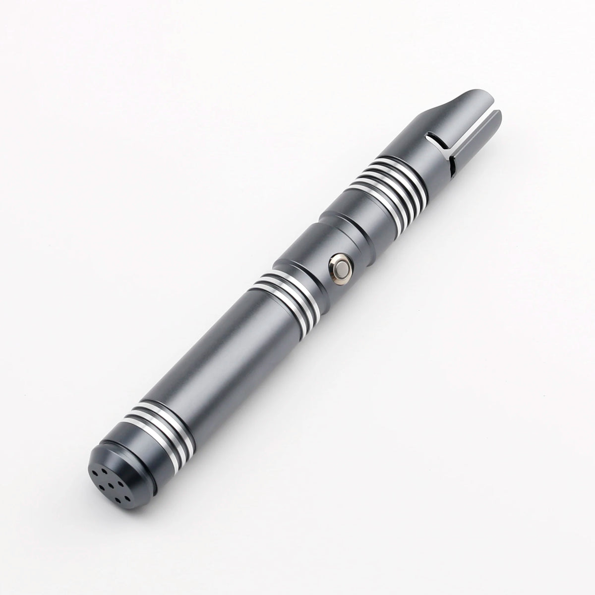 SaberFeast Metal Lightsaber Empty Hilt for DIY Jedi Cosplay E13-A Gray