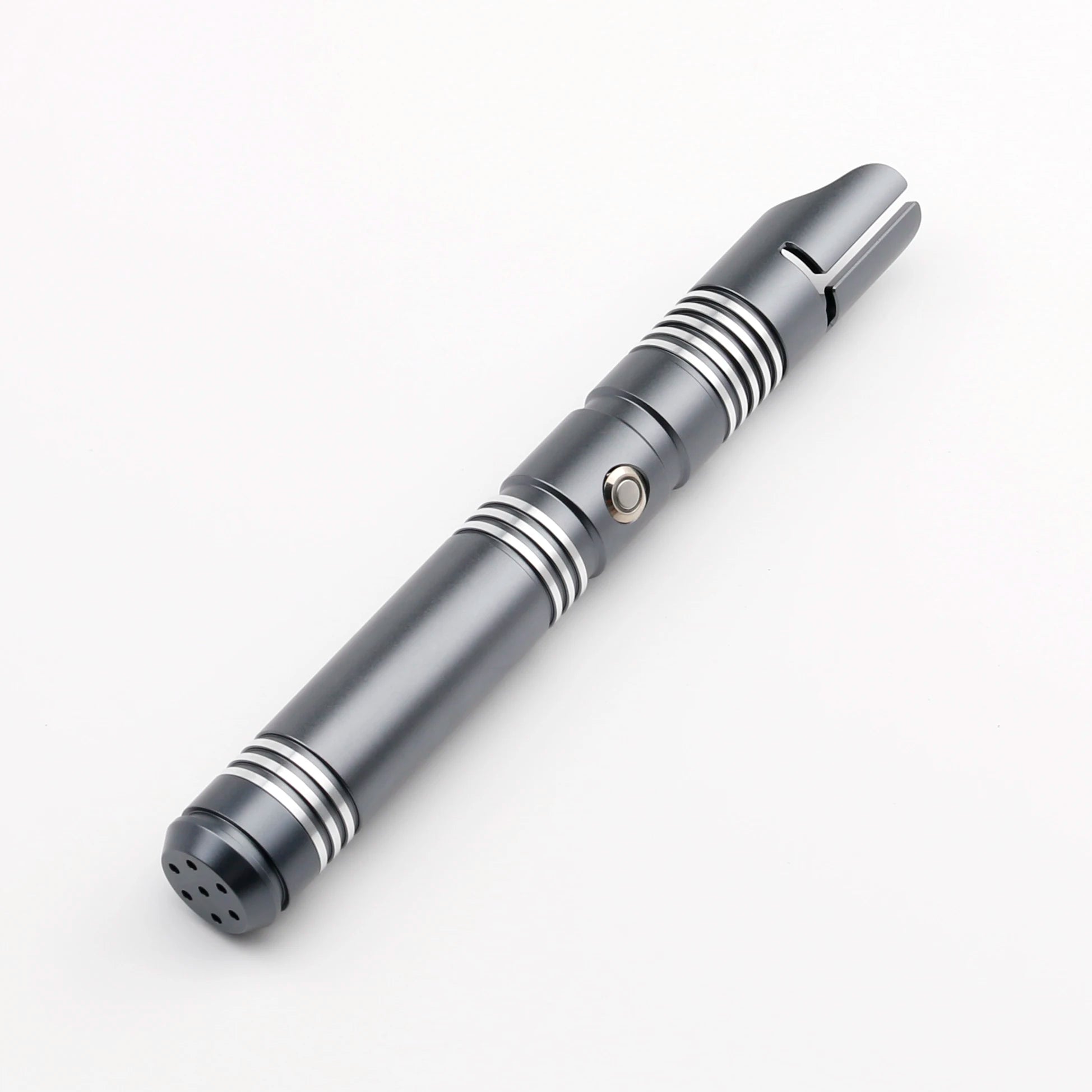 SaberFeast Metal Lightsaber Empty Hilt for DIY Jedi Cosplay E13-A Gray