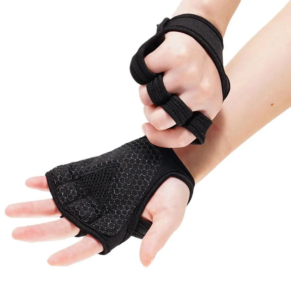 2PC Women Non-Slip Weightlifting Gloves - Durable &amp; Comfortable