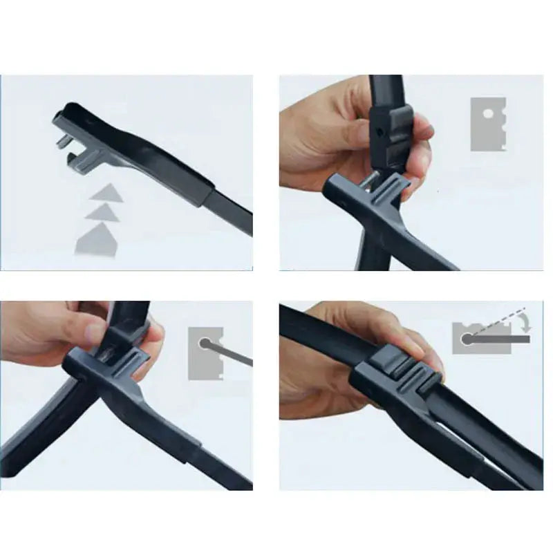 Misima LHD Front Rear Wiper Blades For Opel Astra H 2004 2005 2006 2007 2008 2009 Rubber Windscreen Windshield Car Accessories by InterCyprus Trading Ltd