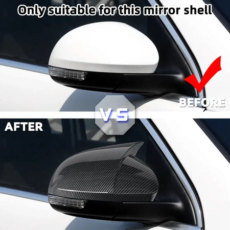 Auto Rearview replace left right For Volkswagen VW Tiguan MK1 2009-2016 Car Side Mirror Cover Wing Cap Housing by InterCyprus Trading Ltd