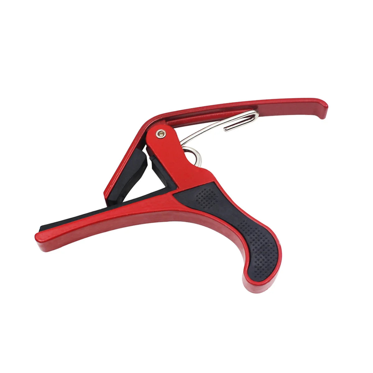 Guitar Capo Clip &ndash; One Hand Quick Clamp For Most Fretboards Red