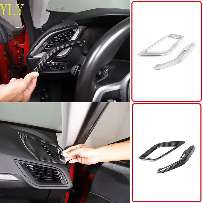 Rám výstupu vzduchu ABS z uhlíkových vláken BMW 1 Series F40 F44 2 ks