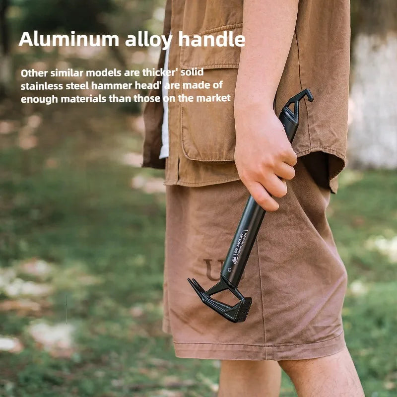 ISE MOUNT Outdoor Multifunctional Camping Hammer with Puller