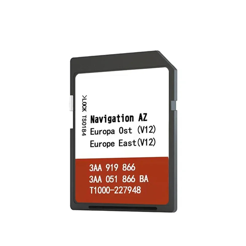 For VW Tiguan (5N) 2007-2018 Map SD Card &ndash; 8GB Navigation