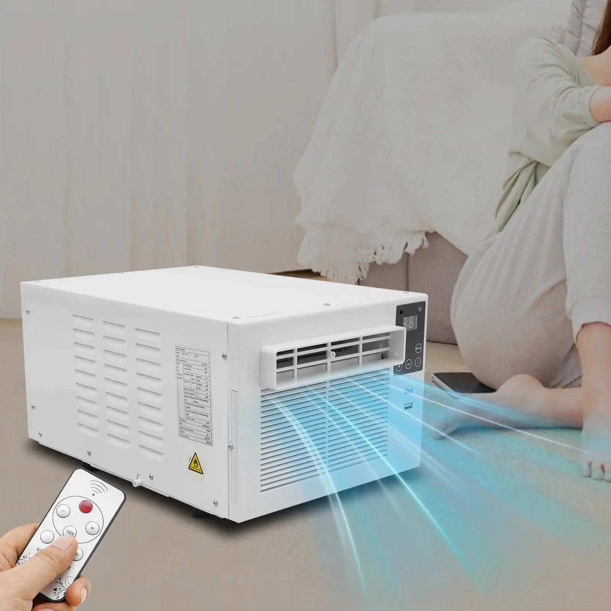 280W Portable Air Cooler &ndash; Remote Control And 12H Timer