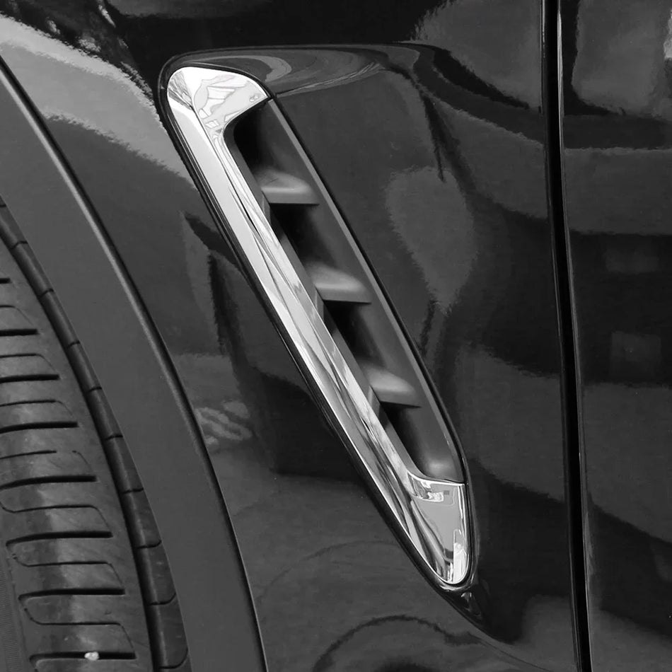 Наклейка на боковую дверь BMW X3 X4 2 шт., накладка-эмблема из нержавеющей стали ABS