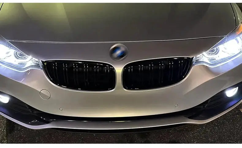 Car Front Bumper Racing Grille Grill For BMW 3 Series F30 F31 F35 330d 328i 335i 320d 340i 1Pair Double Slat Kidney Grills by InterCyprus Trading Ltd