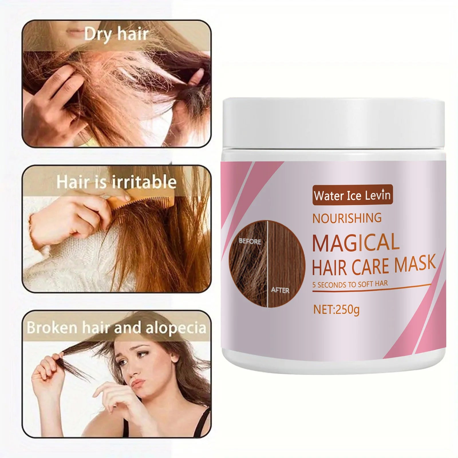 Miracle Keratin Hair Mask 250g &ndash; Instant Repair for Damaged Hair