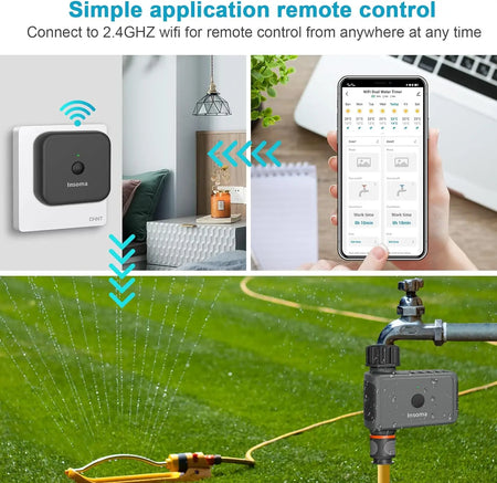 Insoma Smart Wifi Automatic Garden Water Timer