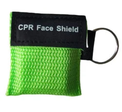 CPR Resuscitator Mask &ndash; Portable Emergency Aid Tool light green