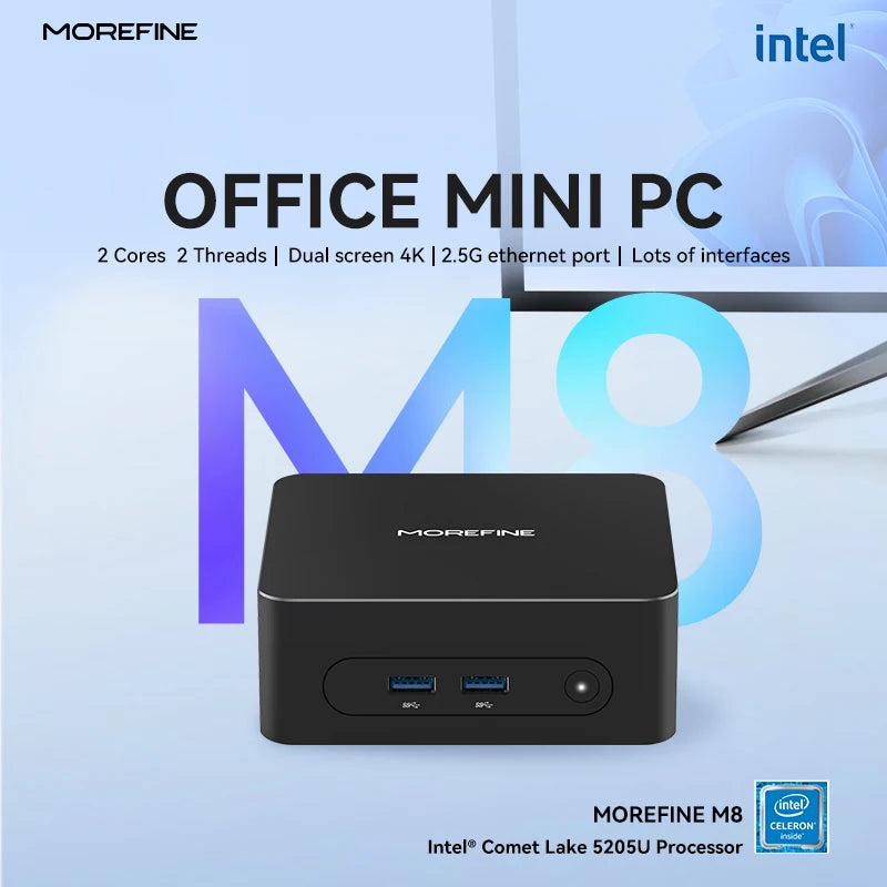 MOREFINE M8 Mini PC Intel 5205U