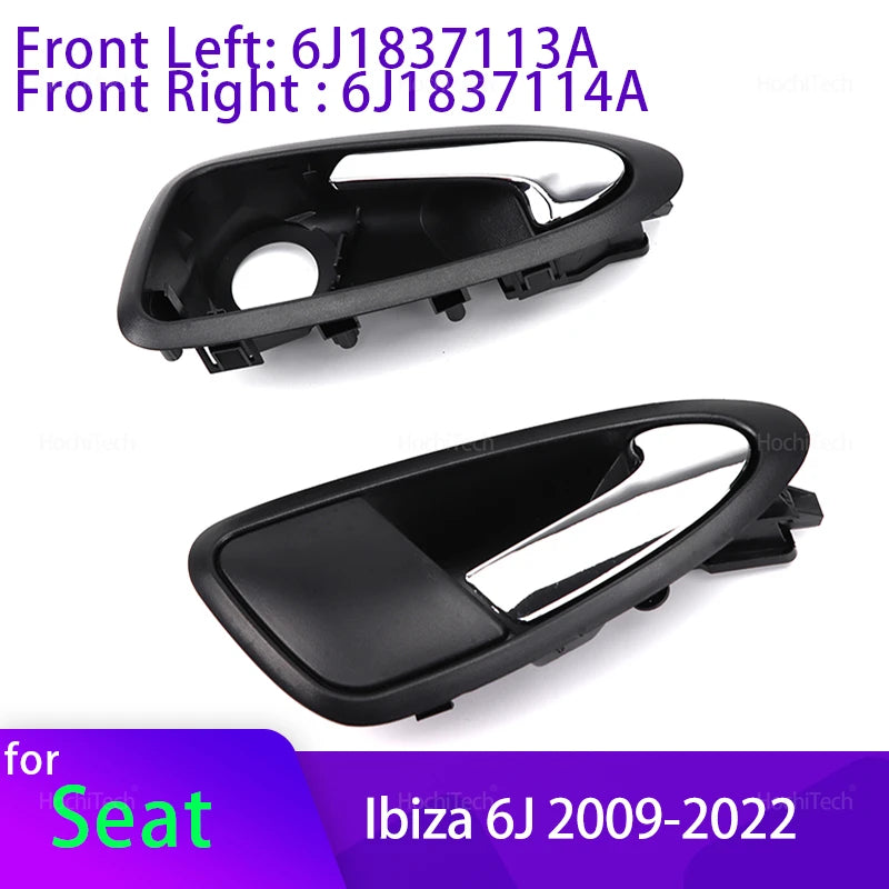 Manija de Puerta Trasera de Plástico Texturizado para Seat Ibiza 6J 6J1837113A 6J1837114A
