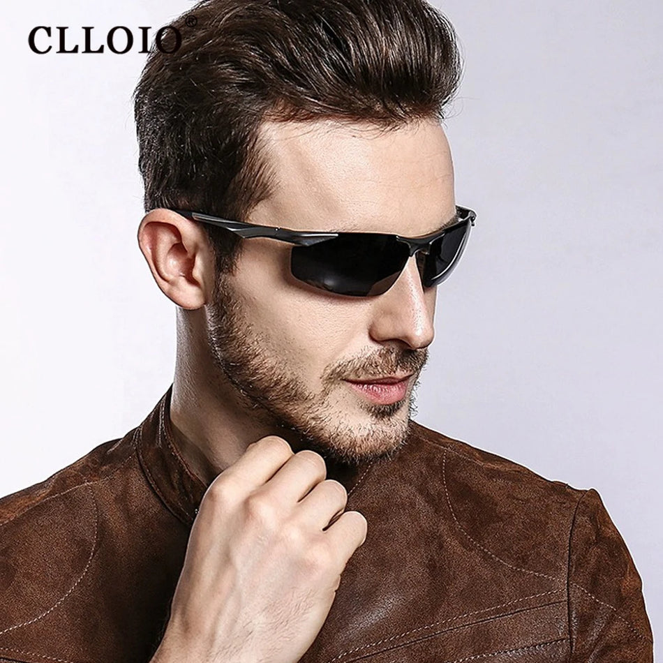 CLLOIO Photochromic Aluminum Sunglasses &ndash; Polarized UV400