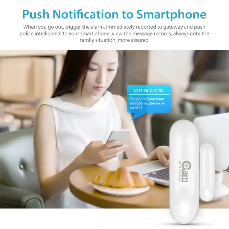 Z Wave Plus Door And Window Sensor For Smart Home Automation by InterCyprus Trading Ltd
