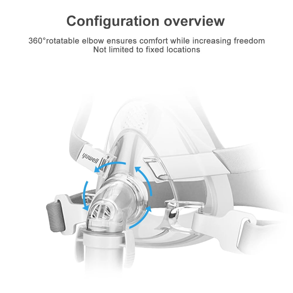 YuWell YF-02 CPAP Mask &ndash; Full Mask Anti Snoring Comfort