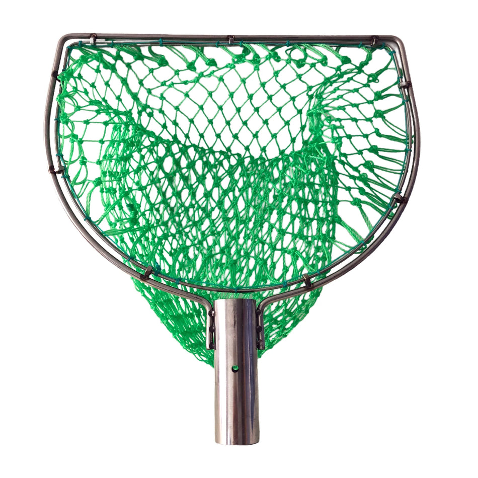 POUI COME DREAM Durable Stainless Steel Double Ring Fishing Landing Net Length 35cm