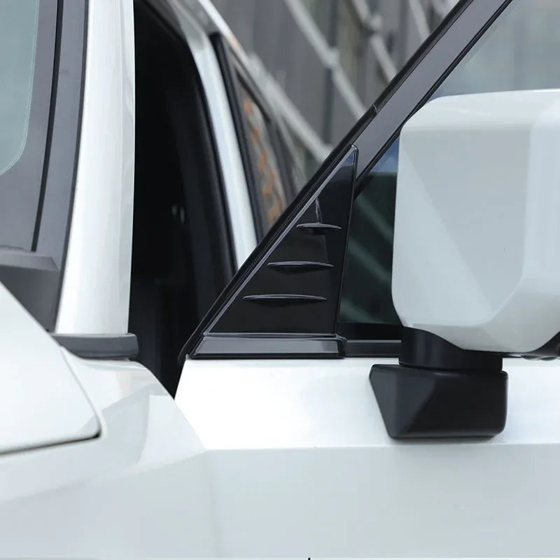 ABS γυαλιστερό μαύρο τρίγωνο καθρέφτη σπόιλερ για Prado LC250