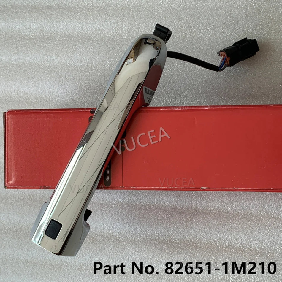 Manija exterior de la puerta delantera cromada para Kia Forte Cerato 2009 2013